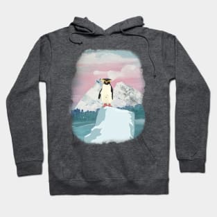 Penguin on not-so-thin ice Hoodie